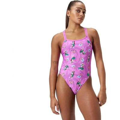 Speedo Maillot De Bain Allover Digital Starback - Publicité Speedo Maillot De Bain Allover Digital Starback - Publicité
