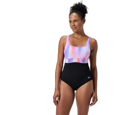 Speedo Maillot De Bain Shaping Contoureclipse Printed - Publicité Speedo Maillot De Bain Shaping Contoureclipse Printed - Publicité