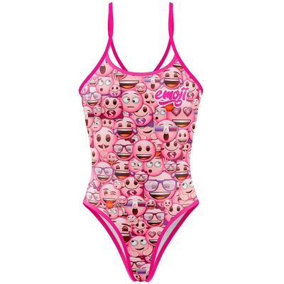 Otso Maillot De Bain Emoji Classic Pink - Publicité Otso Maillot De Bain Emoji Classic Pink - Publicité