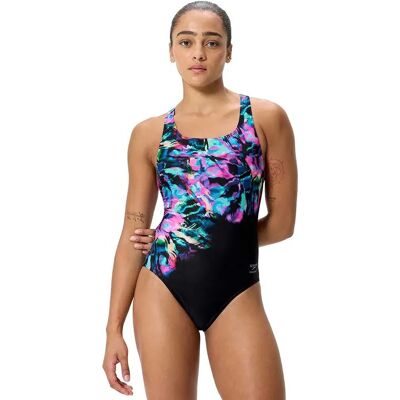 Speedo Maillot De Bain Female Placement Printed Powerback - Publicité Speedo Maillot De Bain Female Placement Printed Powerback - Publicité