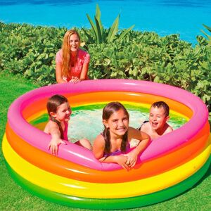 Intex Sunset 4 Rings Pool Multicolore 617 Liters - Publicité