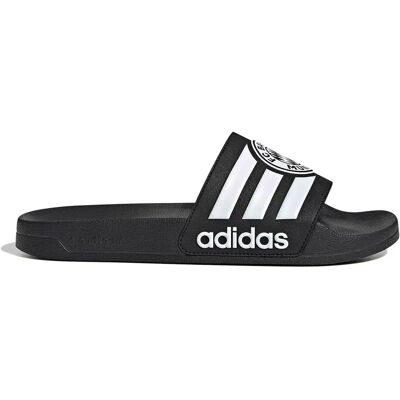Adidas Claquettes Adilette Shower Bayern Munich - Publicité Adidas Claquettes Adilette Shower Bayern Munich - Publicité