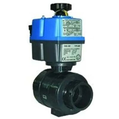 Cepex Robinet à Bille Industriel Pvc-u 05371 Ø63 Ac/dc Ptfe-epdm à Commande électrique + Bloc De Sécurité Bsr 24-240v - Publicité Cepex Robinet à Bille Industriel Pvc-u 05371 Ø63 Ac/dc Ptfe-epdm à Commande électrique + Bloc De Sécurité Bsr 24-240v - Publicité