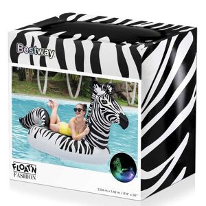 Bestway Zebra Pool Air Mattres Blanc,Noir 254 x 142 cm - Publicité