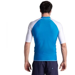 Arena Graphic Short Sleeve Rashguard Bleu M - Publicité