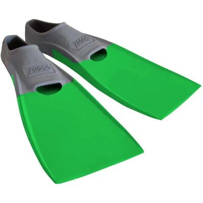 Palmes Zoggs Longues en Caoutchouc - Gris / Vert - Palmes de Natation - Publicité Palmes Zoggs Longues en Caoutchouc - Gris / Vert - Palmes de Natation - Publicité