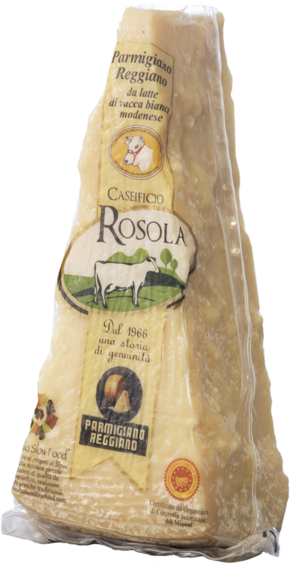 Parmigiano Reggiano Di Vacca Bianca Modenese 22 Mois 0.4kg - caseificio Rosola Di Zocca