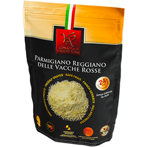 Parmigiano Reggiano Vacche Rosse 24 Mois Râpé Fresco 0.08kg - consorzio Vacche Rosse