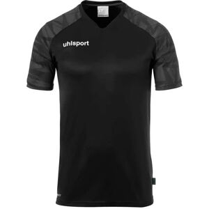 Maillot pour Homme UHLSPORT Goal Polyester Noir - maillot de sport - Publicité Maillot pour Homme UHLSPORT Goal Polyester Noir - maillot de sport - Publicité