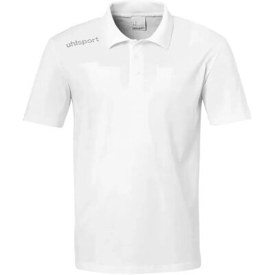Polo Blanc Homme UHLSPORT - Essential - Vêtements de Sport - Publicité Polo Blanc Homme UHLSPORT - Essential - Vêtements de Sport - Publicité