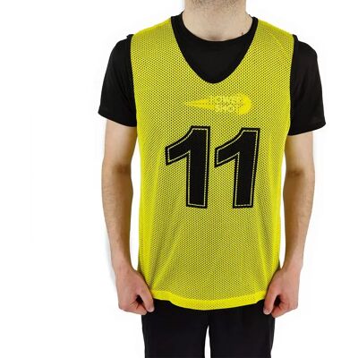 Canon Powershot Gilet D´entraînement Junior Numbered 1-11 11 Unités Yellow One Size male - Publicité Canon Powershot Gilet D´entraînement Junior Numbered 1-11 11 Unités Yellow One Size male - Publicité