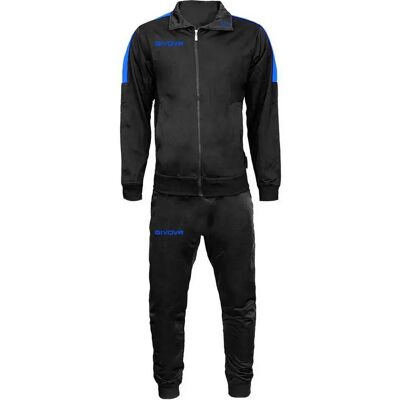 Givova Survêtement Revolution Black / Light Blue M Homme - Publicité Givova Survêtement Revolution Black / Light Blue M Homme - Publicité