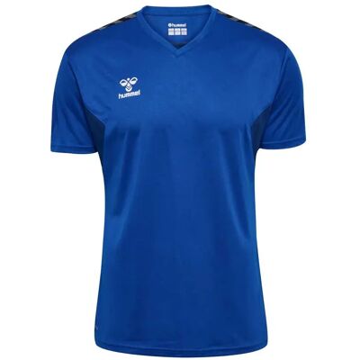 Hummel T-shirt à Manches Courtes Authentic Pl True Blue M - Publicité Hummel T-shirt à Manches Courtes Authentic Pl True Blue M - Publicité