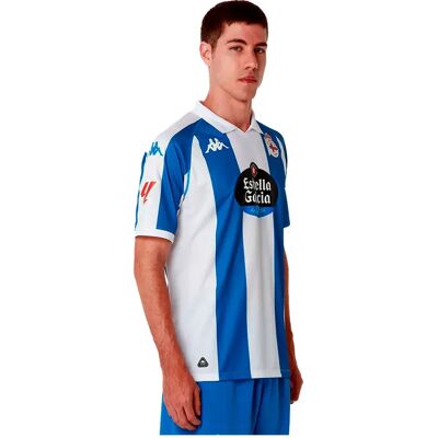 Kappa Deportivo La Corogne 2024/25 3XL Maillot de football bleu - Publicité Kappa Deportivo La Corogne 2024/25 3XL Maillot de football bleu - Publicité