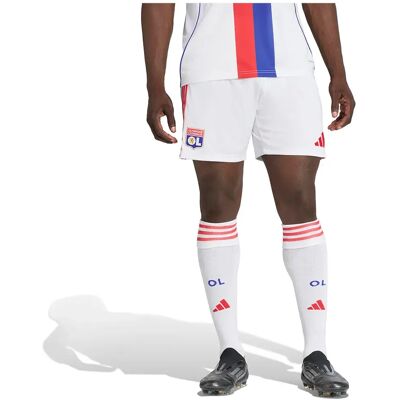 Adidas Short Domicile Olympique De Lyon 25/26 White L Homme - Publicité Adidas Short Domicile Olympique De Lyon 25/26 White L Homme - Publicité