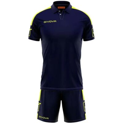 Givova Ensemble à Manches Courtes Play Blue / Fluorescent Yellow 2XL Homme - Publicité Givova Ensemble à Manches Courtes Play Blue / Fluorescent Yellow 2XL Homme - Publicité