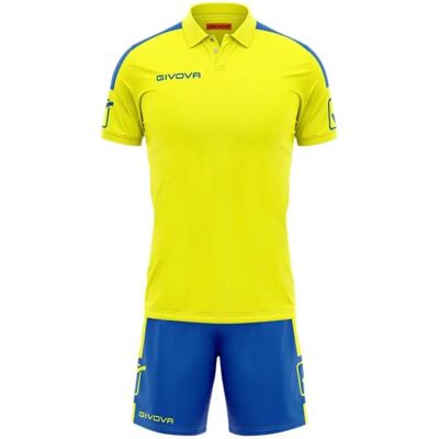 Givova Ensemble à Manches Courtes Play Yellow / Light Blue 2XL Homme - Publicité Givova Ensemble à Manches Courtes Play Yellow / Light Blue 2XL Homme - Publicité