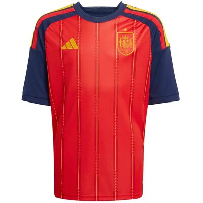 Adidas T-shirt Manches Courtes Junior Domicile Spain 26/27 Vivid Red 11-12 Années Garçon,Fille - Publicité Adidas T-shirt Manches Courtes Junior Domicile Spain 26/27 Vivid Red 11-12 Années Garçon,Fille - Publicité