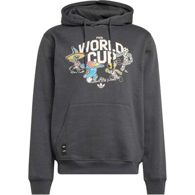 Adidas Sweat à Capuche Fifa® World Cup 2026 Mascot Carbon XS Homme - Publicité Adidas Sweat à Capuche Fifa® World Cup 2026 Mascot Carbon XS Homme - Publicité
