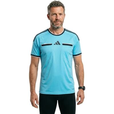 Adidas T-shirt à Manches Courtes Referee 26 Bright Cyan / Black M Homme - Publicité Adidas T-shirt à Manches Courtes Referee 26 Bright Cyan / Black M Homme - Publicité