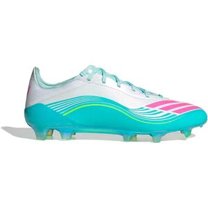 Adidas Chaussures De Football F50 Messi Elite Fg Ftwr White / Lucid Pink / Flash Aqua EU 44 2/3 Homme - Publicité Adidas Chaussures De Football F50 Messi Elite Fg Ftwr White / Lucid Pink / Flash Aqua EU 44 2/3 Homme - Publicité