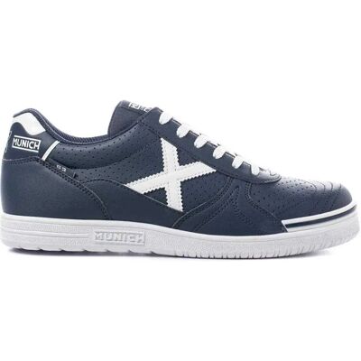 Munich G-3 profit 44 mnbl Chaussures de futsal Bleu - Futsal Shoes - Publicité Munich G-3 profit 44 mnbl Chaussures de futsal Bleu - Futsal Shoes - Publicité