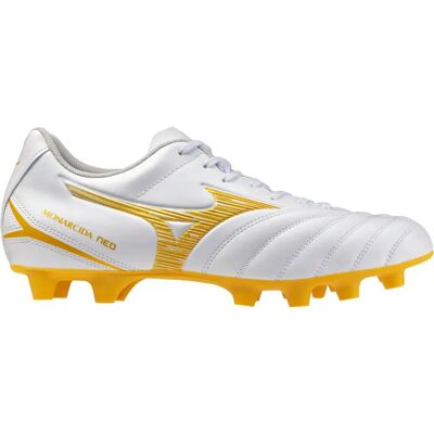 Mizuno Chaussures De Football Monarcida Neo Iii Select Fg White / MP Gold EU 39 Homme - Publicité Mizuno Chaussures De Football Monarcida Neo Iii Select Fg White / MP Gold EU 39 Homme - Publicité