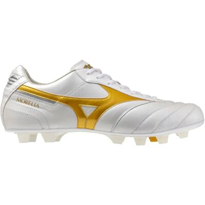 Mizuno Chaussures De Football Morelia Elite Ii Fg White / Football Gold / Galaxy Silver EU 45 Homme - Publicité Mizuno Chaussures De Football Morelia Elite Ii Fg White / Football Gold / Galaxy Silver EU 45 Homme - Publicité