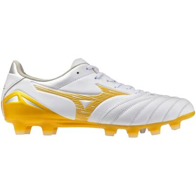 Mizuno Chaussures De Football Morelia Neo Iv Pro Fg White / MP Gold / Cool Gray 3C EU 43 Homme - Publicité Mizuno Chaussures De Football Morelia Neo Iv Pro Fg White / MP Gold / Cool Gray 3C EU 43 Homme - Publicité