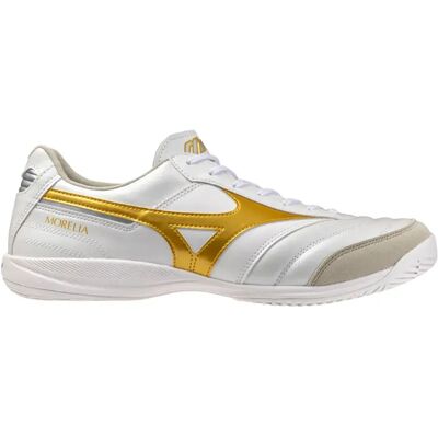 Mizuno Chaussures De Futsal Morelia Sala Elite In White / Football Gold / Galaxy Silver EU 39 Homme,Femme - Publicité Mizuno Chaussures De Futsal Morelia Sala Elite In White / Football Gold / Galaxy Silver EU 39 Homme,Femme - Publicité
