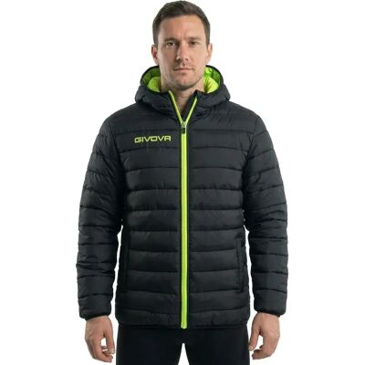 Givova Veste Olanda Black / Fluor Green 4XL Homme - Publicité Givova Veste Olanda Black / Fluor Green 4XL Homme - Publicité