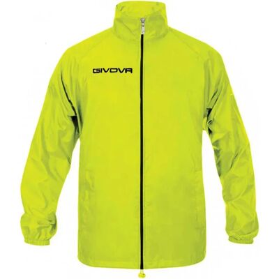 Givova Veste Rain Basico Fluor Yellow 3XL - Publicité Givova Veste Rain Basico Fluor Yellow 3XL - Publicité
