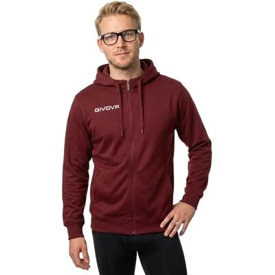 Givova Sweat-shirt à Zip 500 Grenade 4XL Homme - Publicité Givova Sweat-shirt à Zip 500 Grenade 4XL Homme - Publicité