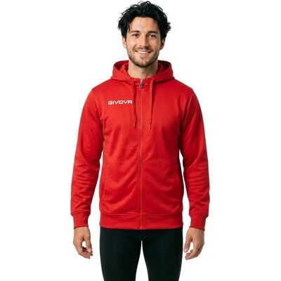 Givova Sweat-shirt à Zip 500 Red 4XL Homme - Publicité Givova Sweat-shirt à Zip 500 Red 4XL Homme - Publicité