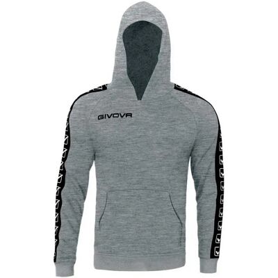 Givova Sweat à Capuche Terry Band Grey 4XL Homme - Publicité Givova Sweat à Capuche Terry Band Grey 4XL Homme - Publicité