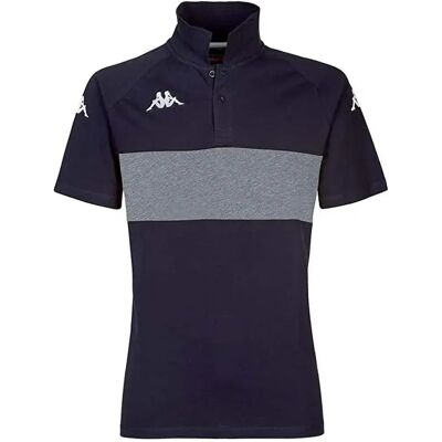 Kappa Polo à Manches Courtes Dianetti Blue Marine / Grey Melange 14 Années - Publicité Kappa Polo à Manches Courtes Dianetti Blue Marine / Grey Melange 14 Années - Publicité