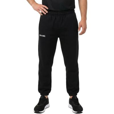 Spalding, Pantalons longs de basketball - Taille élastique, Poches zippées - Pantalon de basketball - Publicité Spalding, Pantalons longs de basketball - Taille élastique, Poches zippées - Pantalon de basketball - Publicité