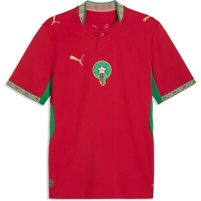 Puma T-shirt à Manches Courtes Domicile Marruecos 25/26 Replica Fast Red / Victory Gold L Homme - Publicité Puma T-shirt à Manches Courtes Domicile Marruecos 25/26 Replica Fast Red / Victory Gold L Homme - Publicité