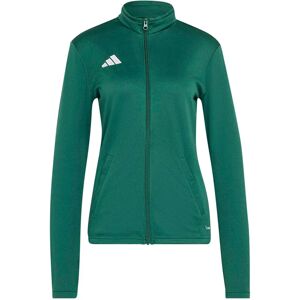 Adidas Sweat-shirt à Zip Entrada 26 Team Dark Green / White XS Femme - Publicité Adidas Sweat-shirt à Zip Entrada 26 Team Dark Green / White XS Femme - Publicité