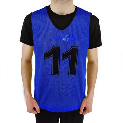 Canon Powershot Gilet D´entraînement Numbered 1-11 11 Unités Blue One Size male - Publicité Canon Powershot Gilet D´entraînement Numbered 1-11 11 Unités Blue One Size male - Publicité