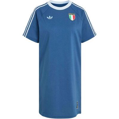 Adidas Robe à Manches Courtes Italy Originals Night Marine M Femme - Publicité Adidas Robe à Manches Courtes Italy Originals Night Marine M Femme - Publicité
