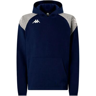 Kappa Sweat à Capuche Lianto Blue Marine / Grey 10 Années Garçon,Fille - Publicité Kappa Sweat à Capuche Lianto Blue Marine / Grey 10 Années Garçon,Fille - Publicité