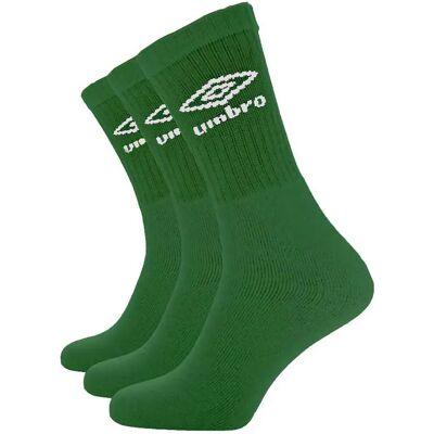 Umbro Chaussettes Sport 3 Paires Green EU 43-48 - Publicité Umbro Chaussettes Sport 3 Paires Green EU 43-48 - Publicité