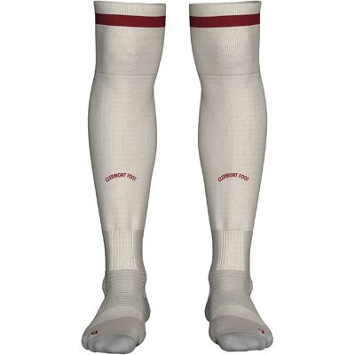 Kappa Chaussettes Longues Spark Pro-clermont White Whisper / Red Winery EU 43-46 - Publicité Kappa Chaussettes Longues Spark Pro-clermont White Whisper / Red Winery EU 43-46 - Publicité