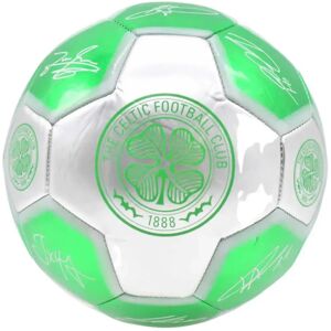 Team Merchandise Ballon De Football Celtique à 26 Panneaux Avec Signature Green / White 5 unisex - Publicité Team Merchandise Ballon De Football Celtique à 26 Panneaux Avec Signature Green / White 5 unisex - Publicité