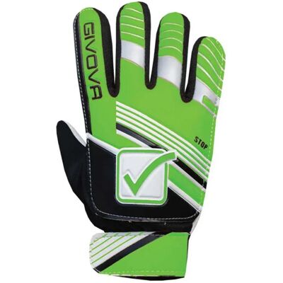 Givova Gants De Gardien De But Stop Fluor Green / Black 6 - Publicité Givova Gants De Gardien De But Stop Fluor Green / Black 6 - Publicité