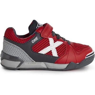 Munich Chaussures De Futsal One Vco Red EU 27 - Publicité Munich Chaussures De Futsal One Vco Red EU 27 - Publicité