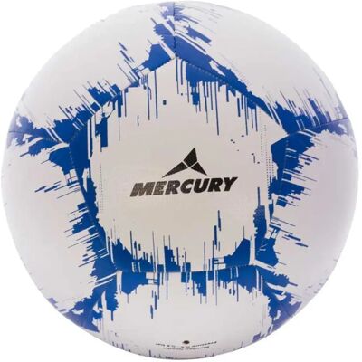 Mercury Equipment Ballon De Football Zenial White / Blue 5 - Publicité Mercury Equipment Ballon De Football Zenial White / Blue 5 - Publicité
