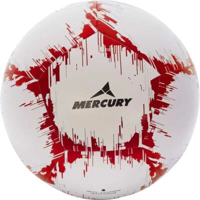 Mercury Equipment Ballon De Football Zenial White / Red 4 - Publicité Mercury Equipment Ballon De Football Zenial White / Red 4 - Publicité