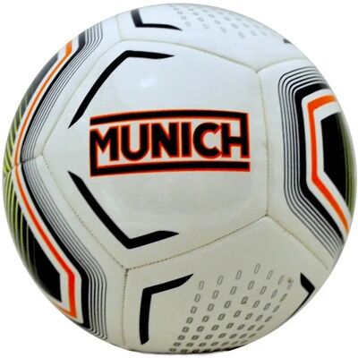 Munich Ballon De Football Norok Indoor 89 White 62 - Publicité Munich Ballon De Football Norok Indoor 89 White 62 - Publicité